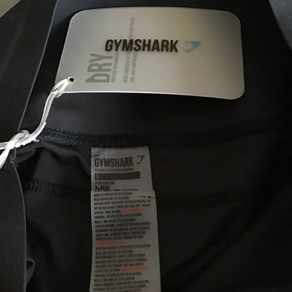 NWT GYMSHARK Fusion Cropped Leggings Black - Picture 7 of 7